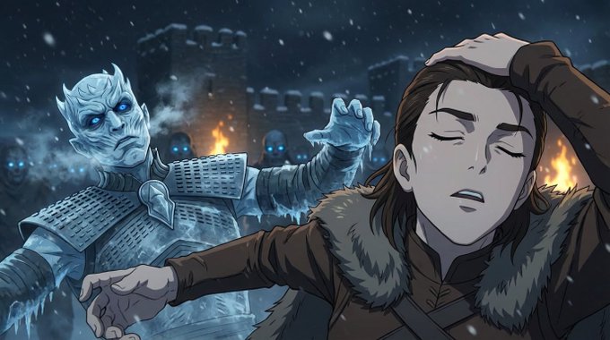 Maintain pose and composition, replace characters and background