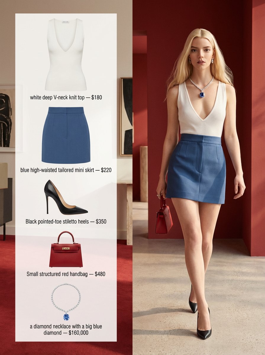 高级时尚编辑风格图像,3:4比例,分为两个清晰部分