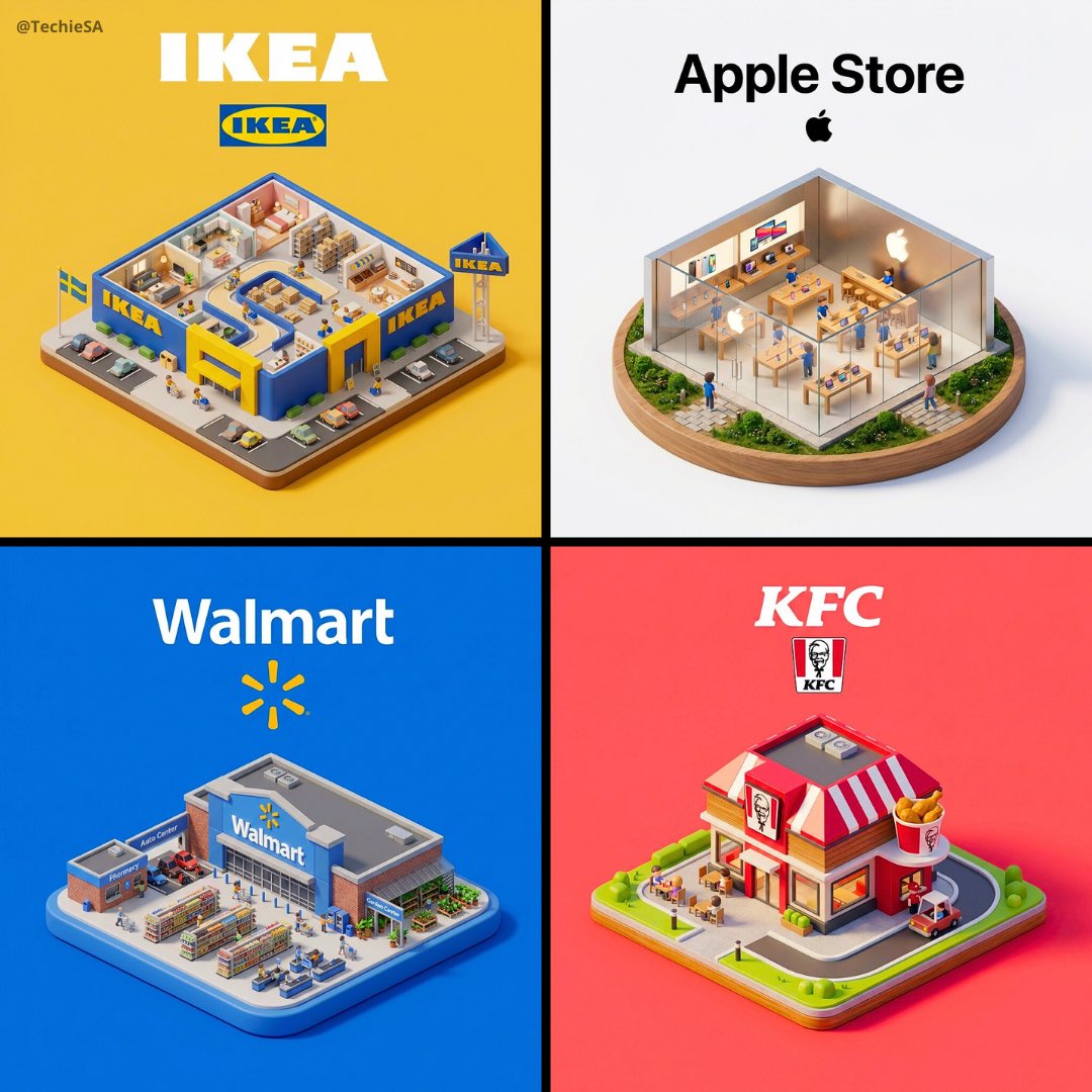 品牌卡通微缩模型全景展示