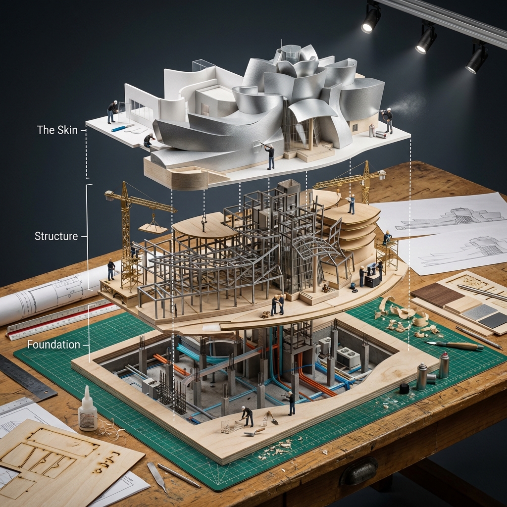 Famous Building Exploded View Model Making