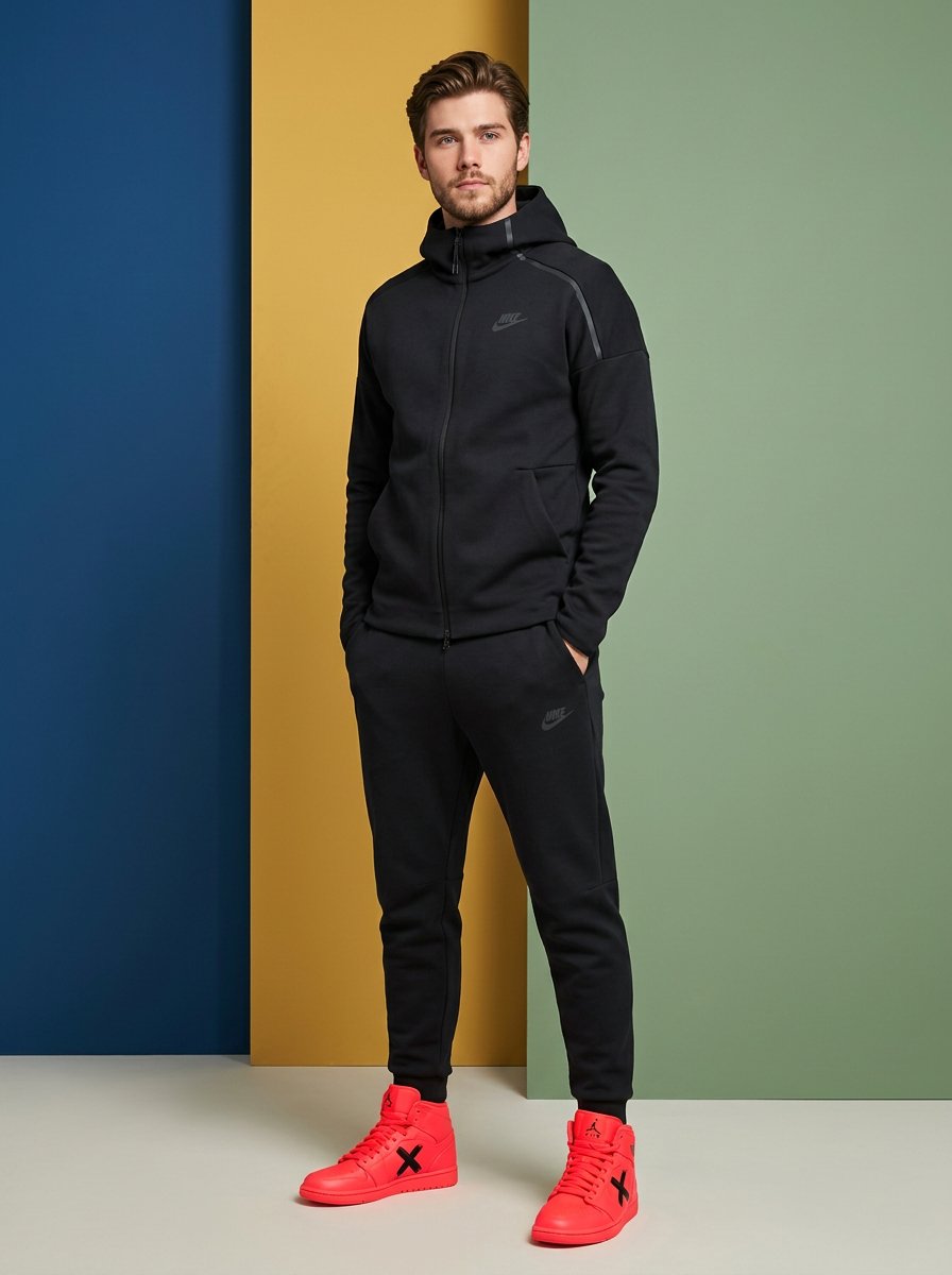 自信男子时尚运动风造型