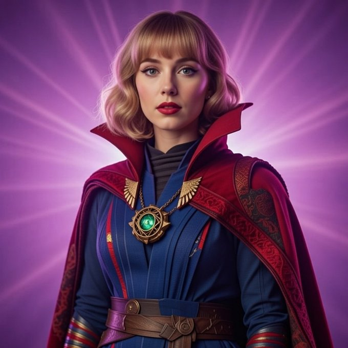 神秘女巫肖像艺术