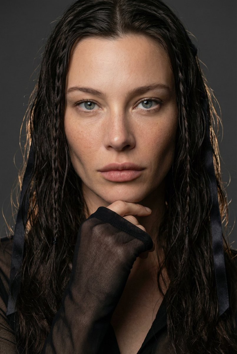 High-end editorial beauty portrait