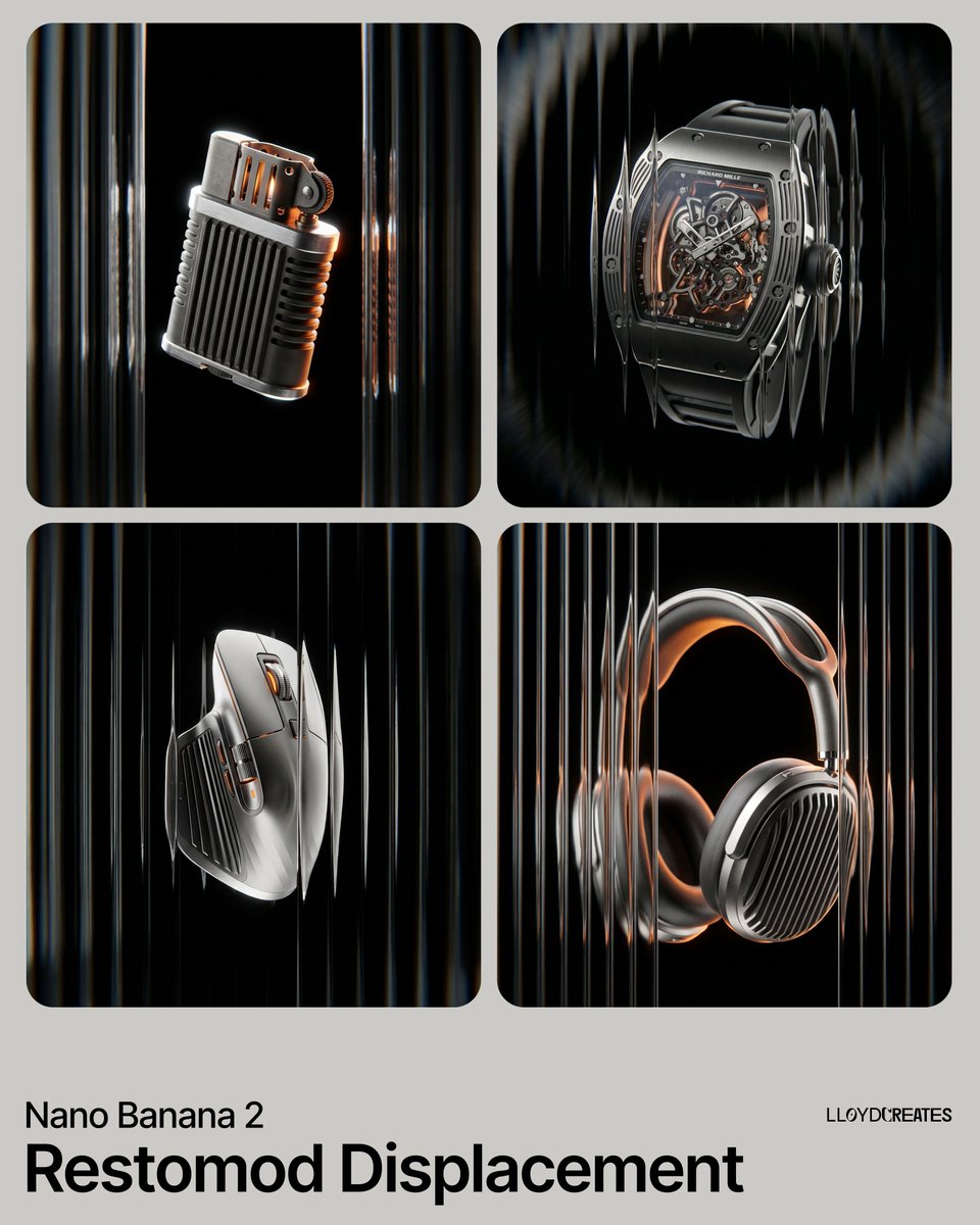 产品悬浮展示设计