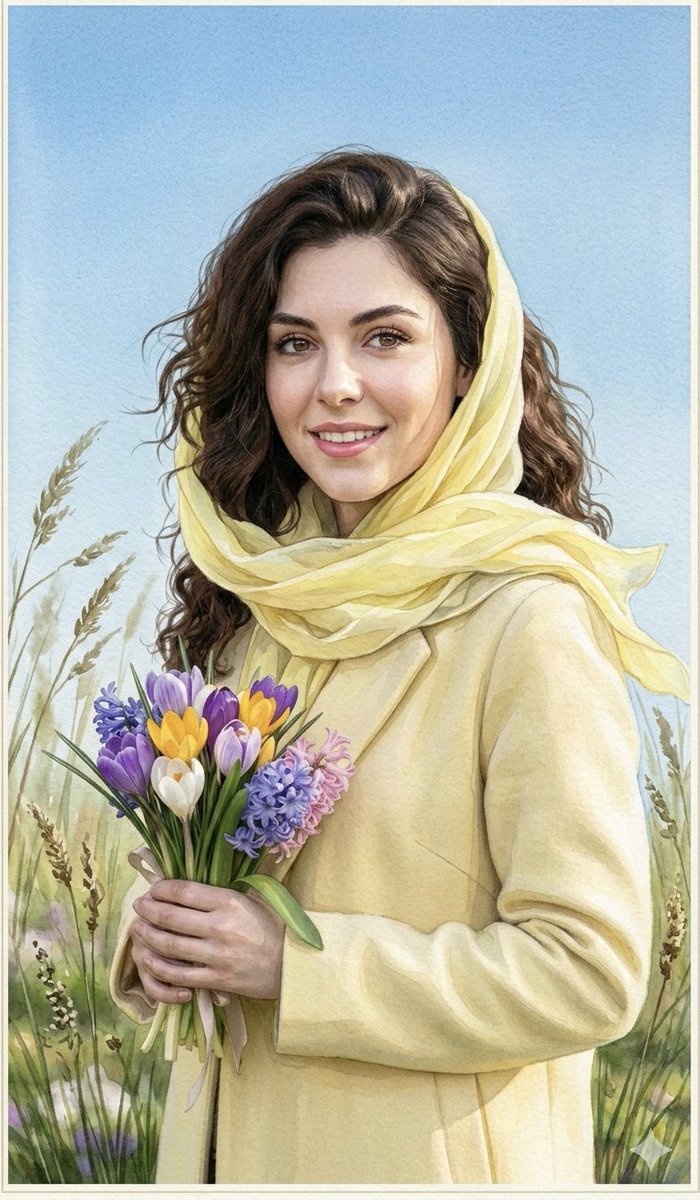 春日问候卡设计