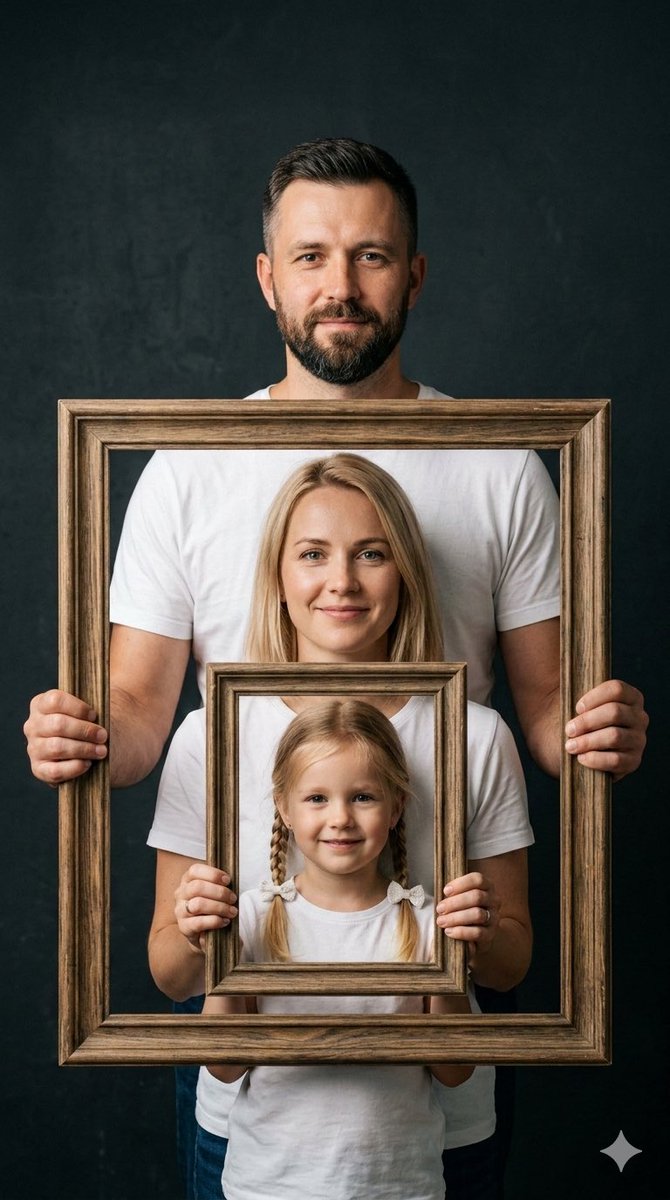 Symmetrical Nested Portrait Photography
