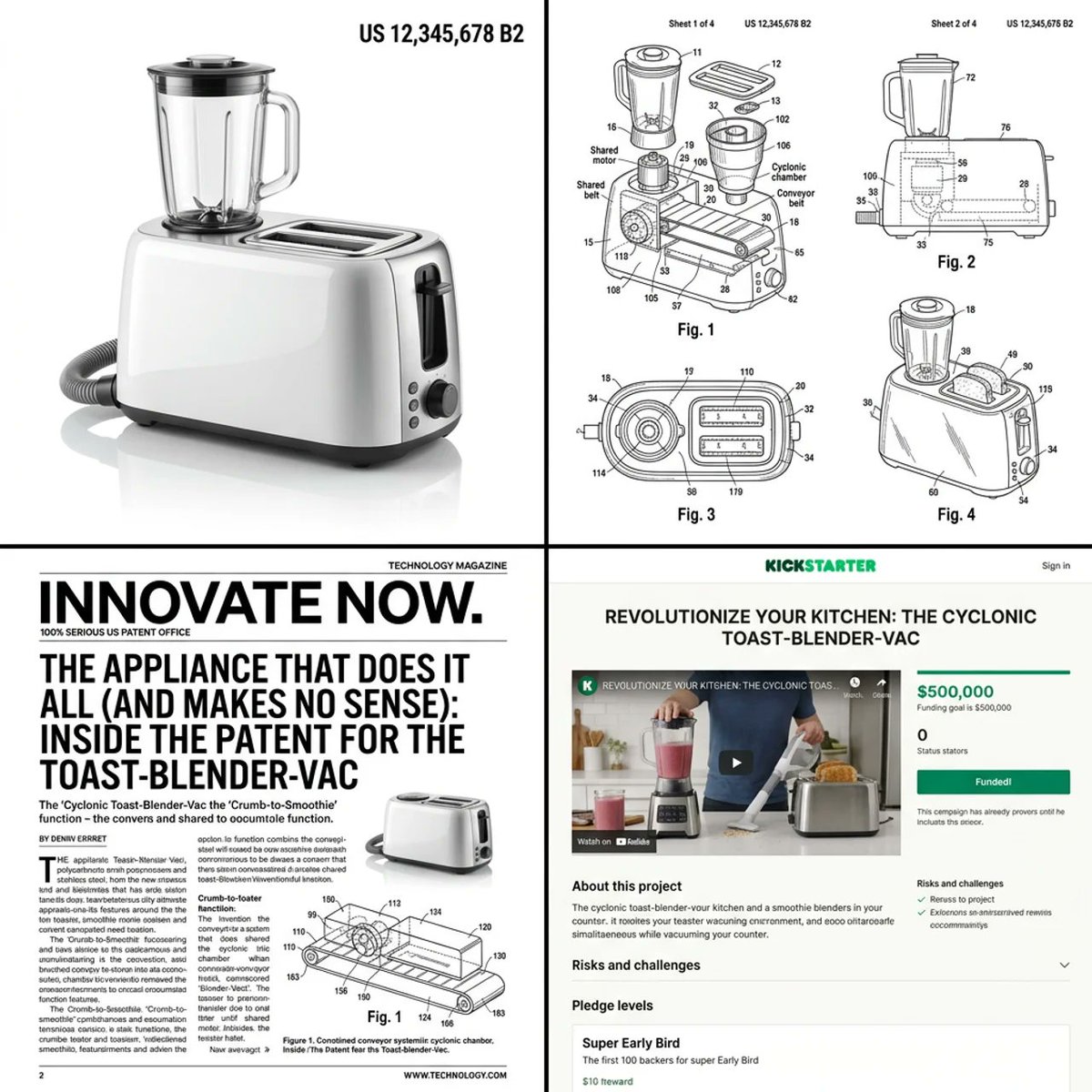 Absurd Patent Invention Combination