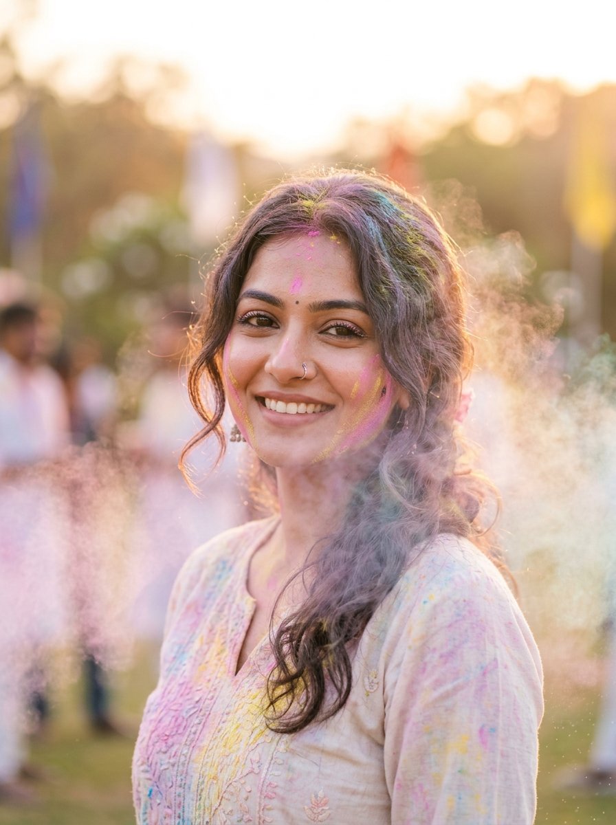 梦幻柔美胡里节肖像