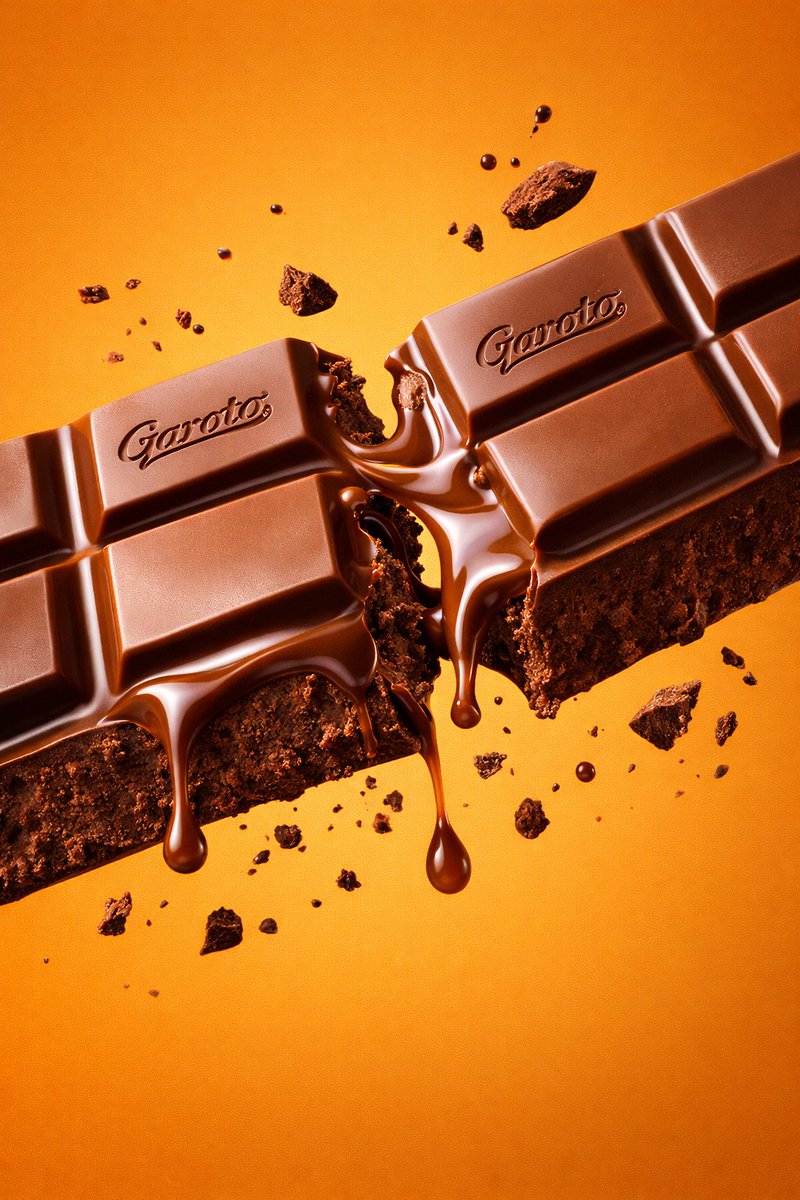 Ultra-realistic Garoto Chocolate Bar Commercial
