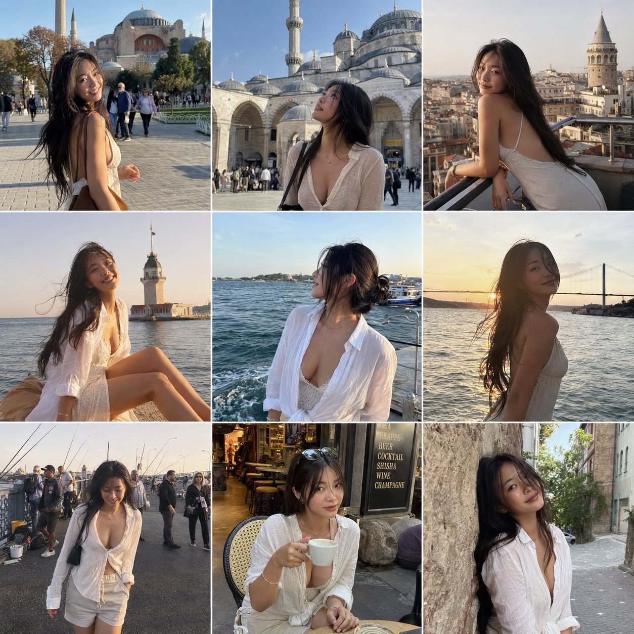 Istanbul Travel Grid: Sensual Woman