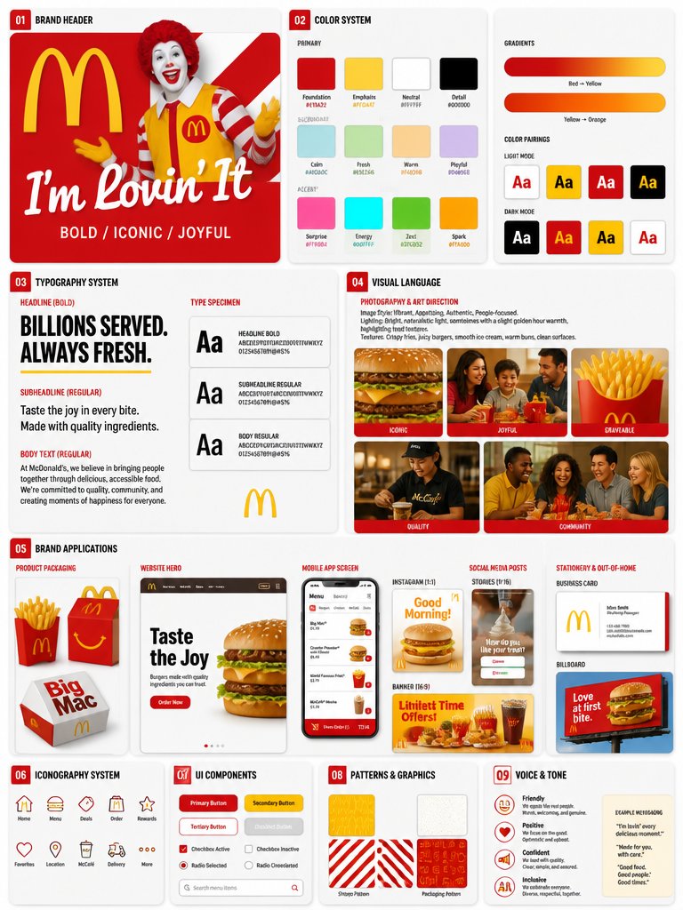 Fast-Food Brand Identity & UI/UX Style Guide