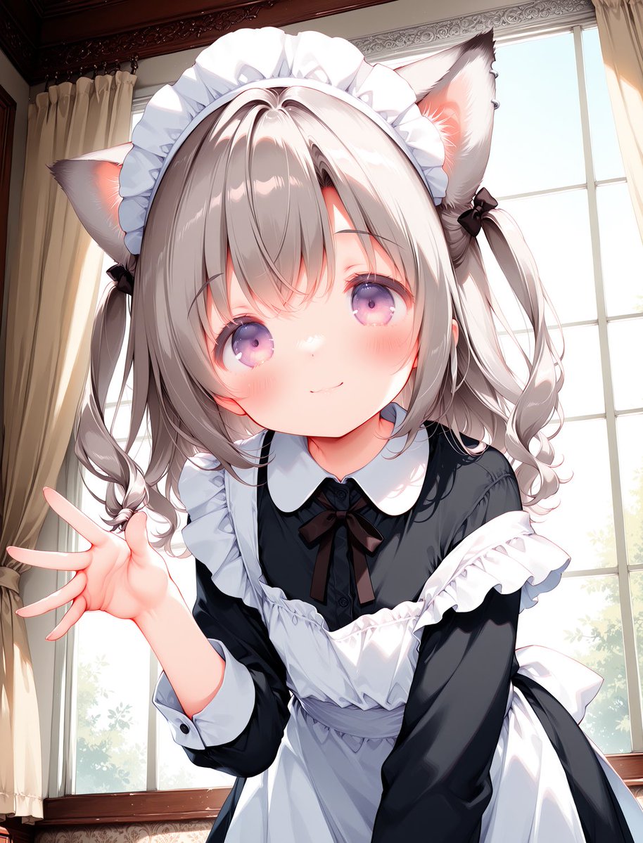 Profile / Avatar - Cat-Eared Maid Portrait