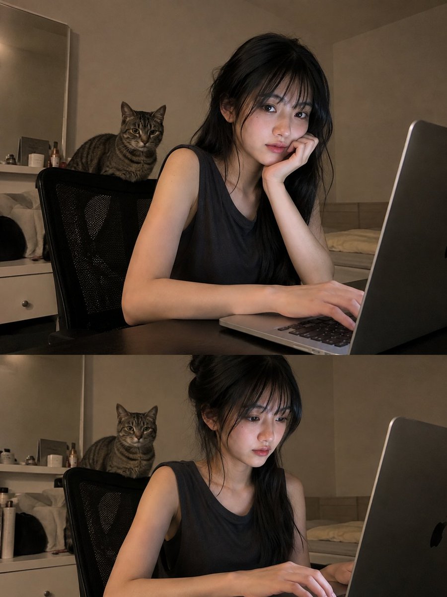 Social Media Post - Candid Home Office Photo
