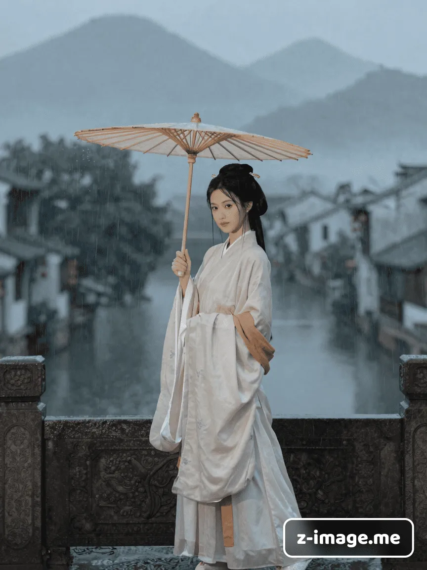 Z-Image Generation Test: Hanfu Girl