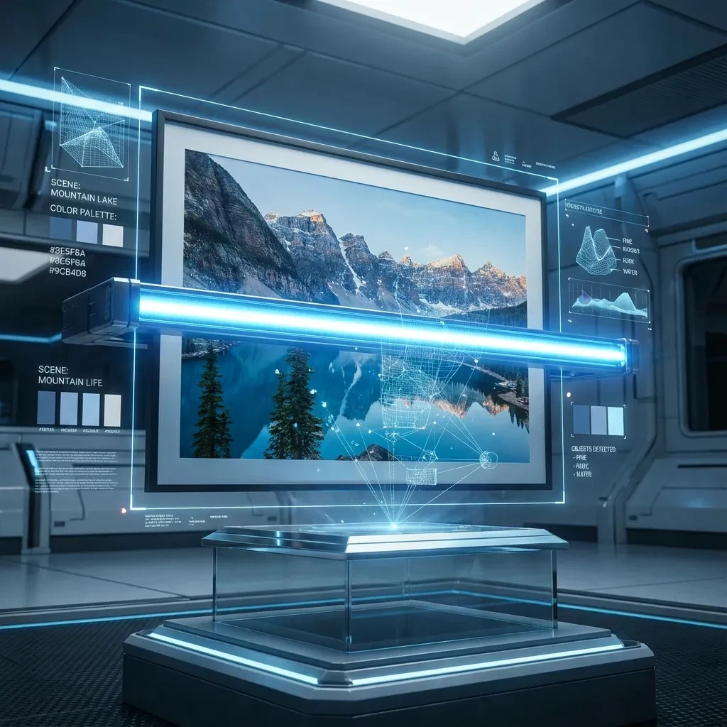 Demo van scan voor het analyseren van afbeeldingen