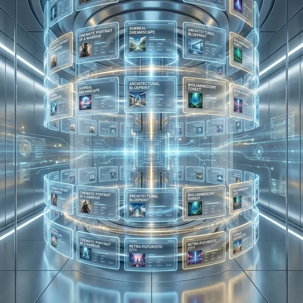 Z-Image 提示詞庫一鍵複用演示